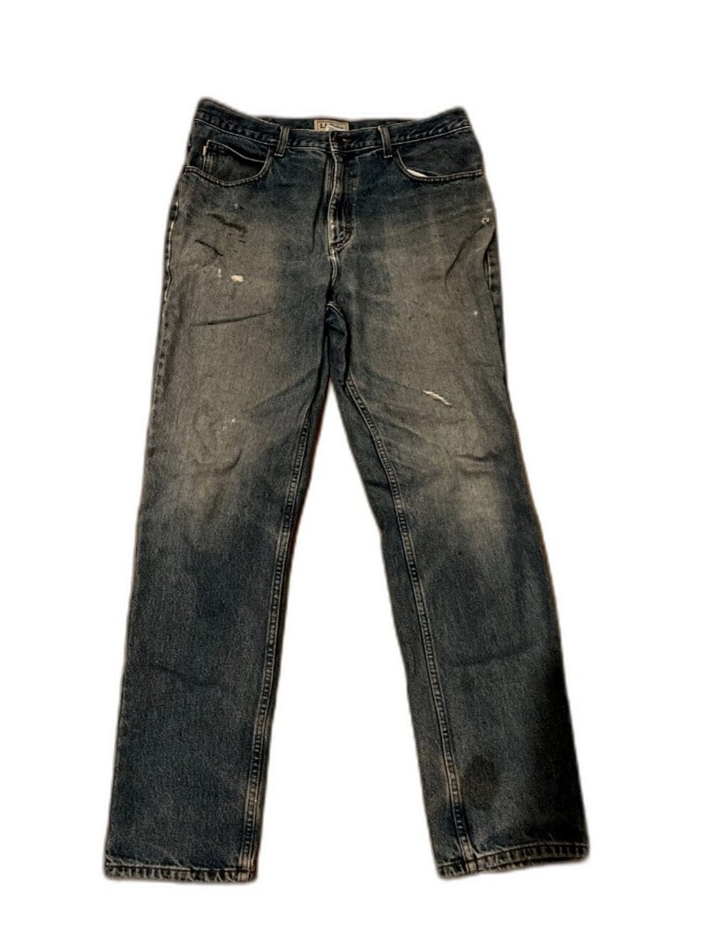 Vintage Distressed L.L.Bean Classic Fit Jeans Men's 36x34 Jeans